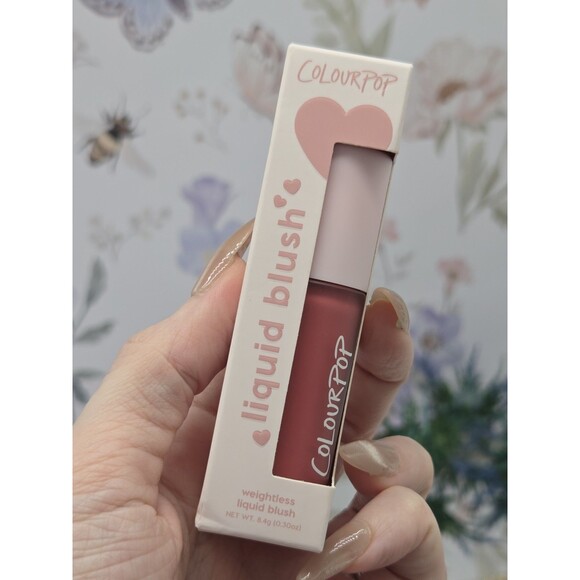 Colourpop Weightless Liquid Blush .30 oz - She's Cute (Warm rosy berry) NEW - Picture 4 of 10